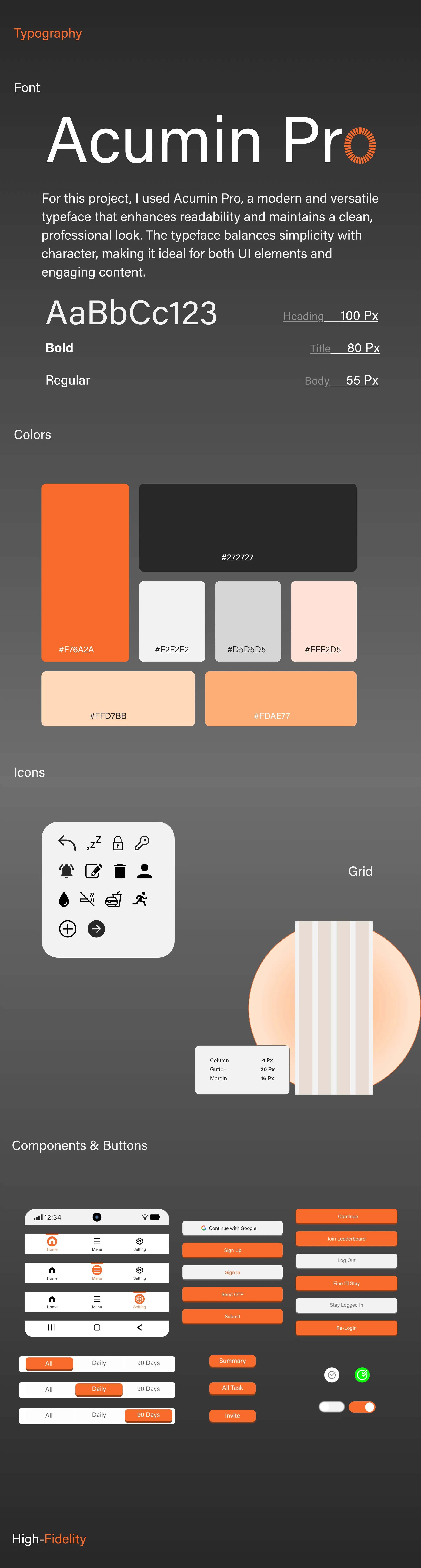 Habit Tracker Gamified Productivity App — Mobile UI/UX design, screen 6 of 9