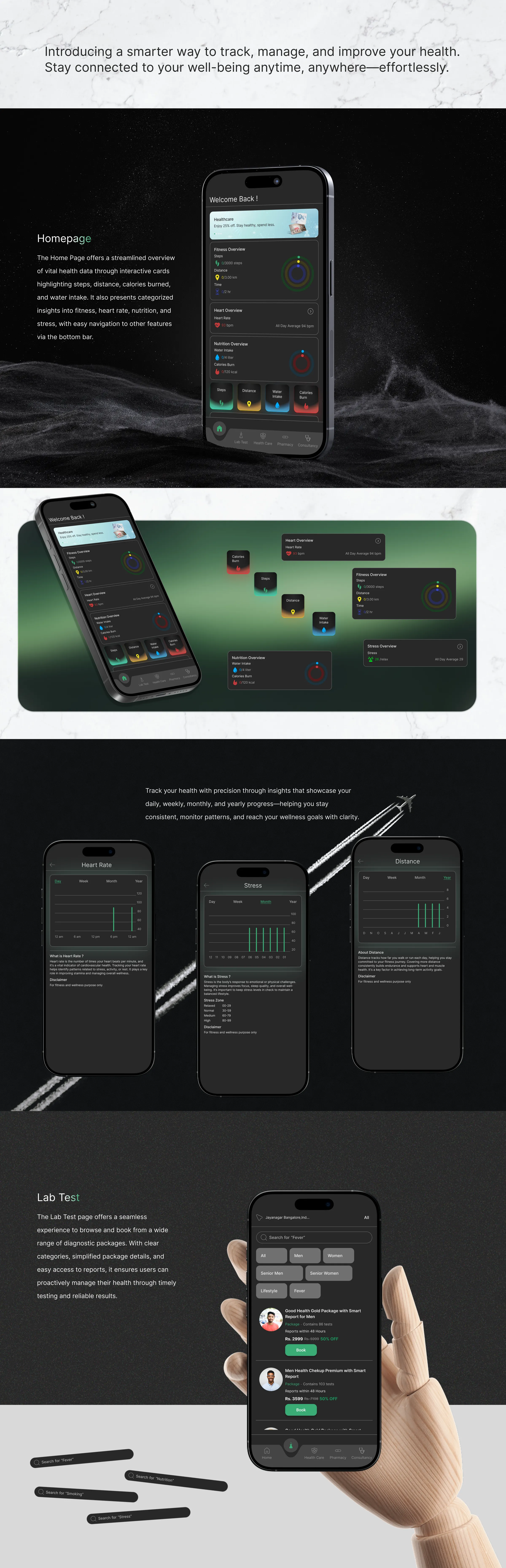 Health Care App Health Monitoring Platform — Mobile UI/UX design, screen 8 of 11