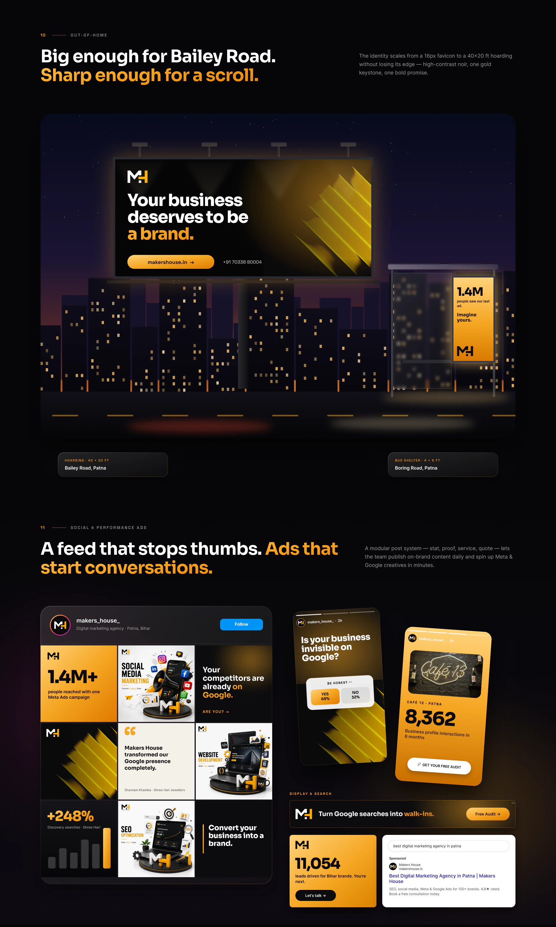 Digital Marketing Agency Website Makers House — Business-to-Brand Agency — Web UI/UX design, screen 5 of 6