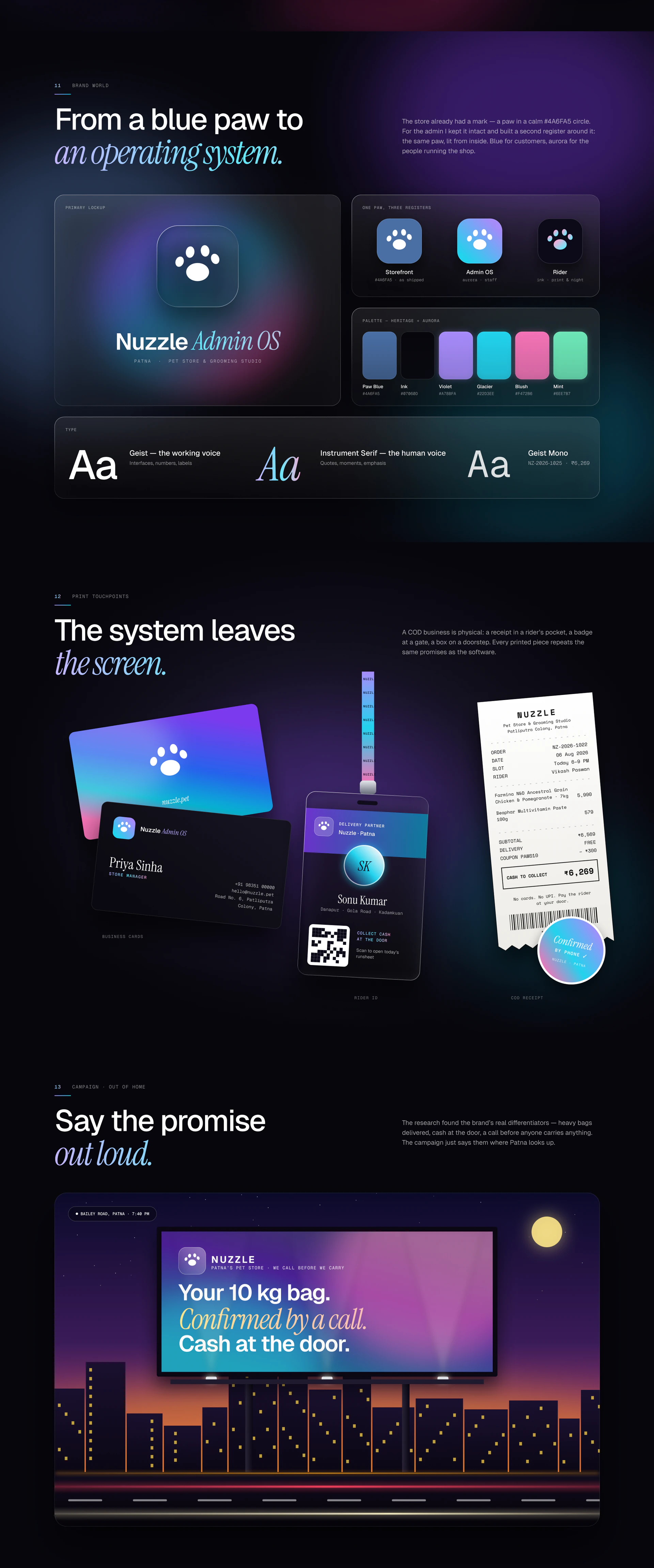 Pet Store Admin Panel Nuzzle Admin OS — Cash-on-Delivery Retail Operations — Web, SaaS, Admin Panel UI/UX design, screen 6 of 7