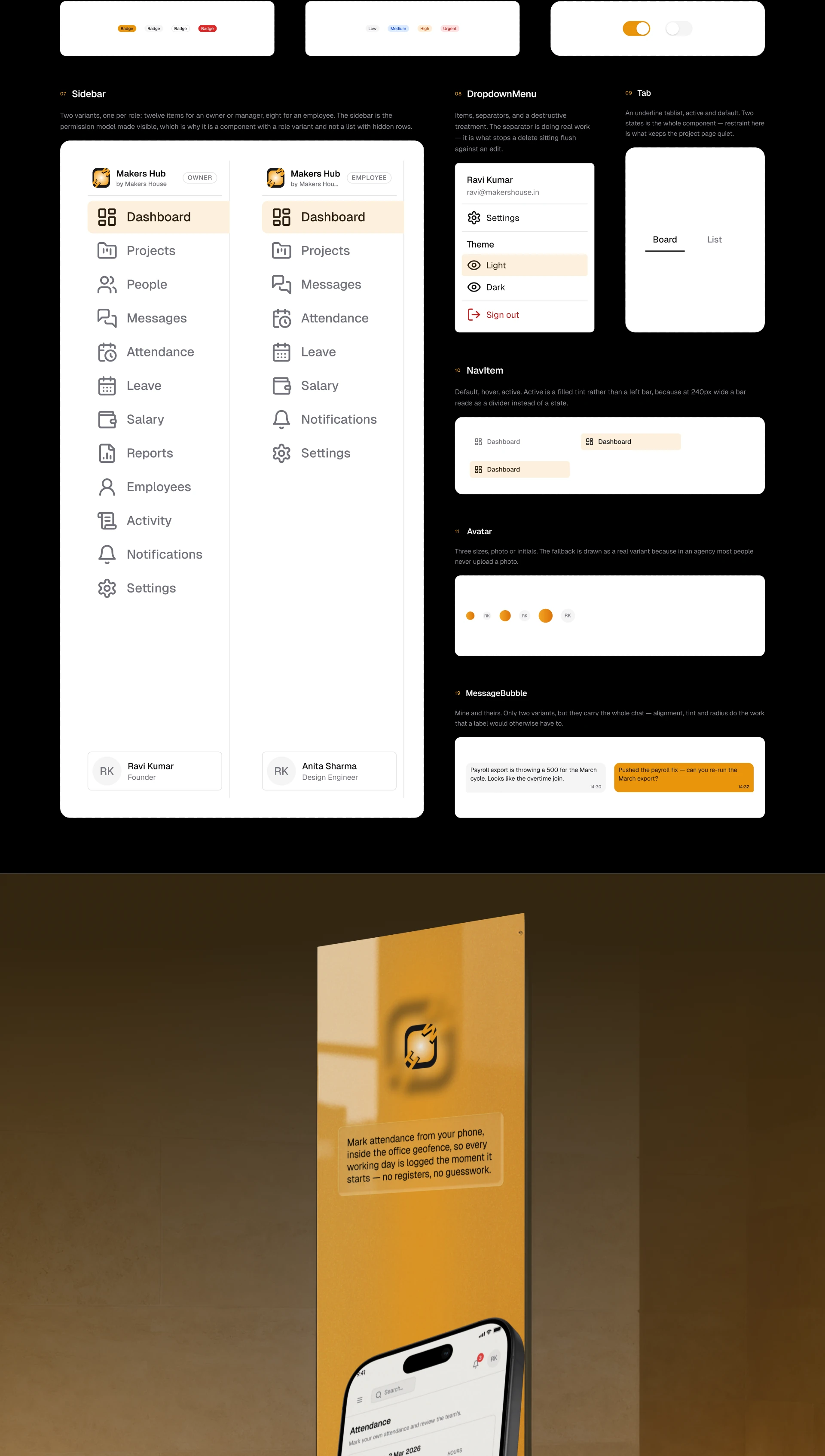 Team Management Web App Makers Hub — Agency Operations Platform — Web, SaaS, Admin Panel UI/UX design, screen 3 of 8