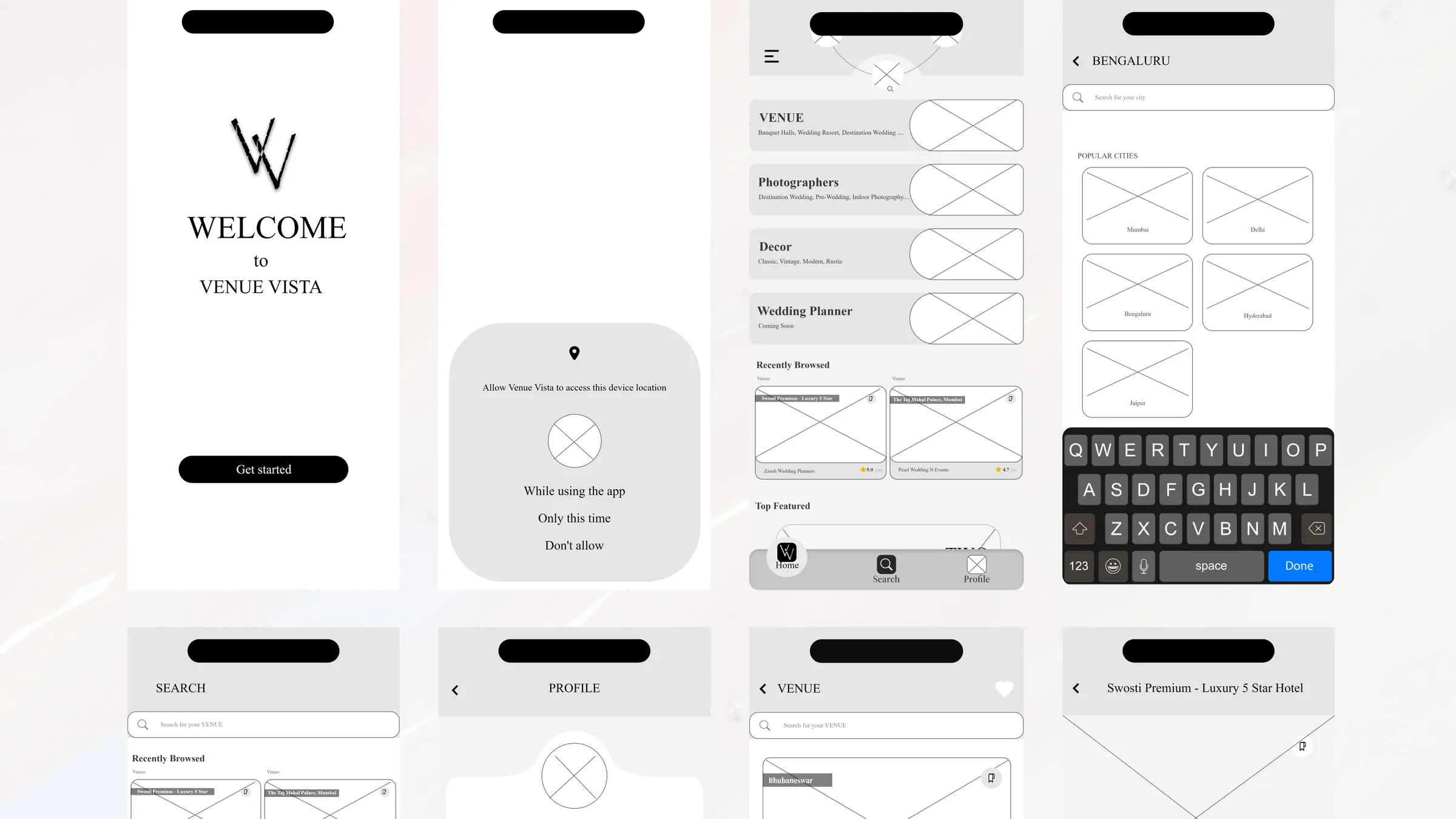 Virtual Venue Booking Smart Space Reservation System — Mobile UI/UX design, screen 24 of 31