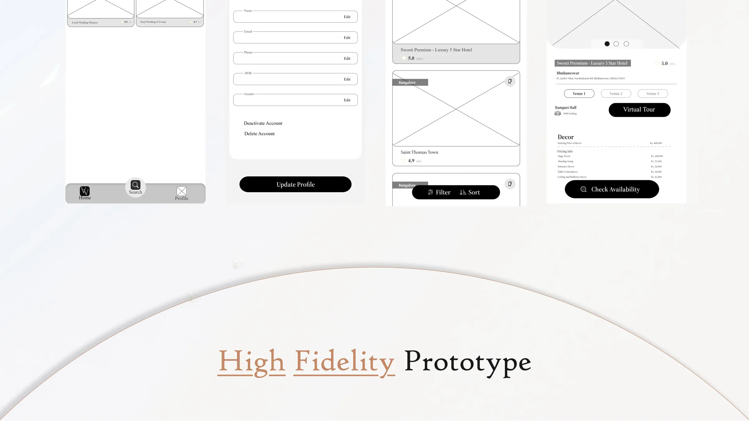 Virtual Venue Booking Smart Space Reservation System — Mobile UI/UX design, screen 25 of 31